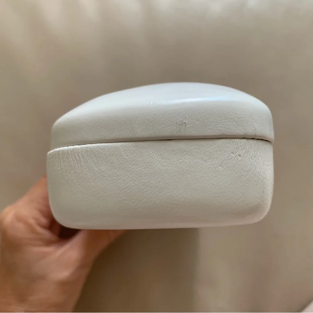 Calvin Klein White Sunglasses Case Only Black Interior Like New